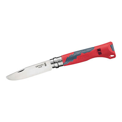Opinel Taschenmesser Outdoor Junior N° 07 rostfrei, Griff rot