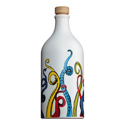 Muraglia Olivenöl nativ extra Peranzana im Krug mit Tentakeln, 500 ml