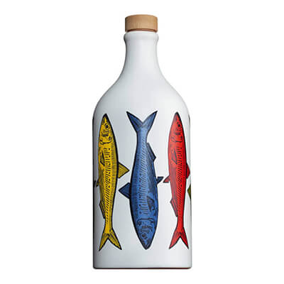 Muraglia Olivenöl nativ extra Peranzana im Krug mit Sardinen, 500 ml