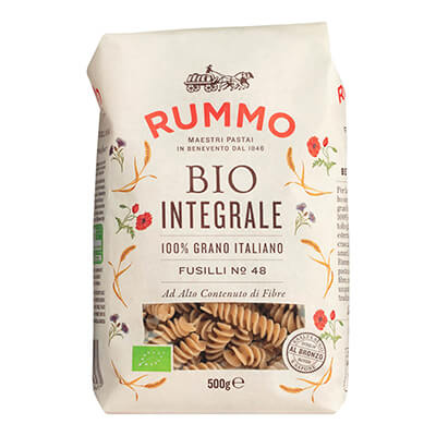 Zur Produktseite von Rummo Fusilli N° 48 Bio Vollkornnudeln, 500 g Rummo Fusilli N° 48 Bio Vollkornnudeln, 500 g