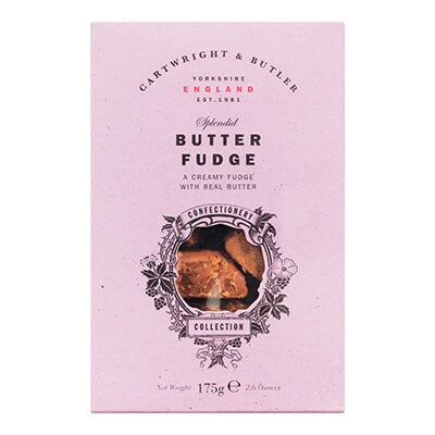 Fudge Weichkaramell mit Butter von Cartwright & Butler, Packung, 175 g