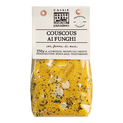 Couscous al funghi Mais-Couscous mit Pilzen von Casale Paradiso, 250 g