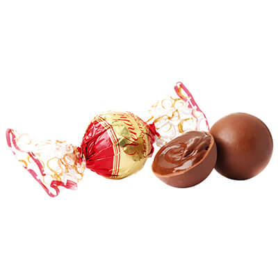 Zur Produktseite von Praline aus Vollmilchschokolade mit Mousse au Chocolat von Venchi, 100 g Praline aus Vollmilchschokolade mit Mousse au Chocolat von Venchi, 100 g