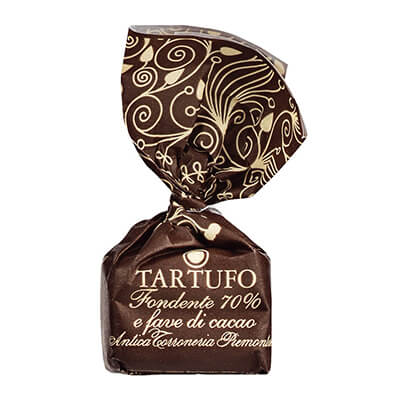 Tartufi dolci cioccolato fondente, Trüffelpralinen mit Zartbitterschokolade von Antica Torroneria Piemontese, 1 kg