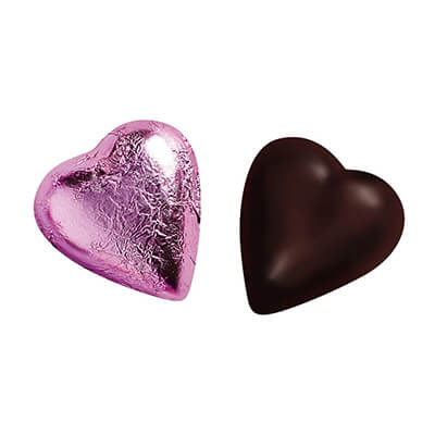 Herzen aus Zartbitterschokolade 75% von Venchi, 100 g