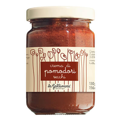 Crema di Pomodori secchi - Creme von getrockneten Tomaten von La Gallinara, 130 g