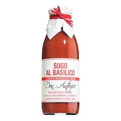Sugo al Basilico - traditionelle Sugo mit abruzzischem Basilikum von Don Antonio, 480 ml