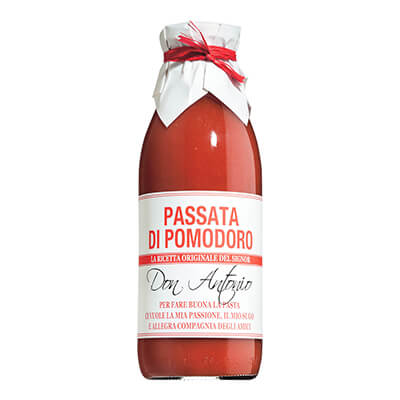 Zur Produktseite von Passata di Pomodoro - aromatische Tomatenbasis für allerlei Sugovarianten von Don Antonio, 480 ml Passata di Pomodoro - aromatische Tomatenbasis für allerlei Sugovarianten von Don Antonio, 480 ml