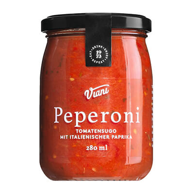Peperoni - Sugo aus Tomaten mit Peperonis, 280ml