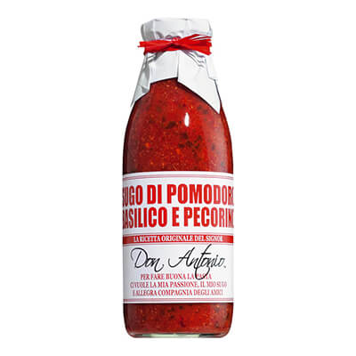 Tomatensauce mit Basilikum & Pecorino von Don Antonio, 480 ml