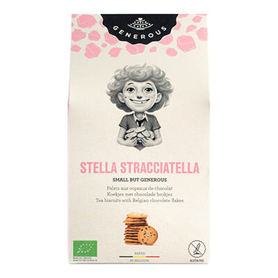 Generous Stella Stracciatella Schokoladenbuttergebäck, glutenfrei Bio, 100 g