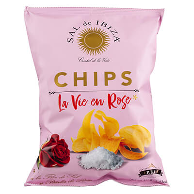 Thumbnail Kartoffelchips mit Rosenaroma und Fleur de Sel von Sal de Ibiza, 125 g