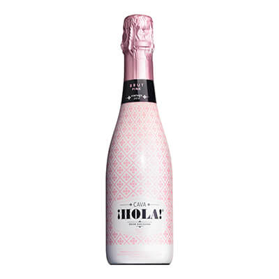 Cava iHola! Desde Barcelona Brut Pink  Schaumwein rosé, 0,375 l