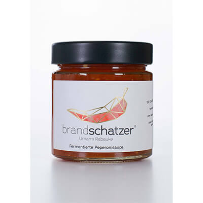 Brandschatzer® Umami Rabauke - fermentierte Peperonisauce, 195 ml