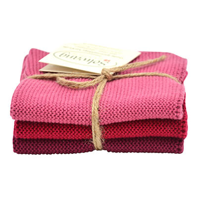 Solwang Wischtücher, pink, rot