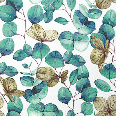 ECO LINE Servietten Eucalyptus Leaves 33x33 cm von Home Fashion