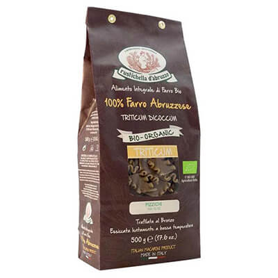 Thumbnail Bio Pizzichi Dicoccum aus Dinkelmehl Vollkornnudeln Triticum von Rustichella, 500 g