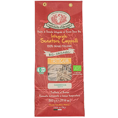 Thumbnail Bio Casareccia Cappelli aus Weizenvollkorngrieß Vollkornnudeln Triticum von Rustichella, 500 g