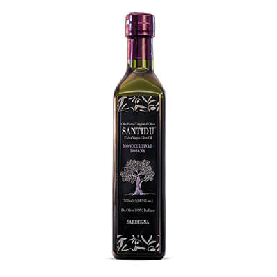 Santidu Extra Natives Olivenöl aus Bosana Oliven von Rustichella, 500 ml