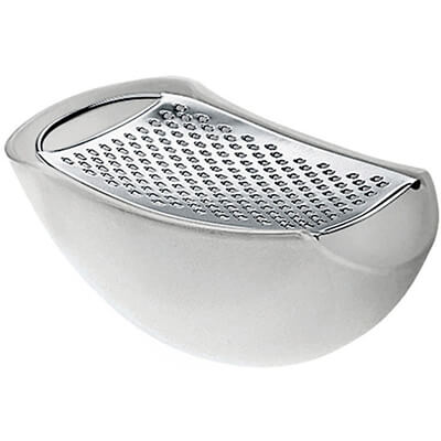 Alessi Parmenide Reibe mit Käsedose, eis