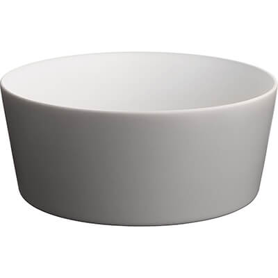Alessi Tonale Salatschüssel dunkelgrau, 3 L