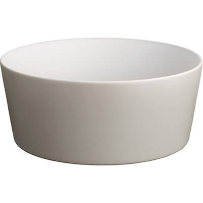Alessi Tonale Salatschüssel hellgrau, 3 L