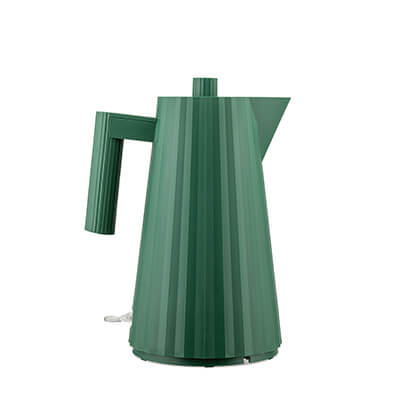 Alessi Plissé elektrischer Wasserkocher grün, 1,7 L