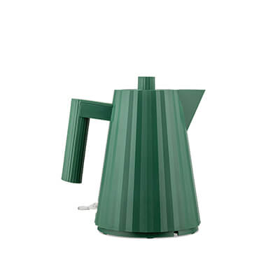 Alessi Plissé elektrischer Wasserkocher grün, 1,0 L