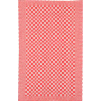Kracht Grubentuch rot weiß kariert 50/70 cm, Vollzwirn