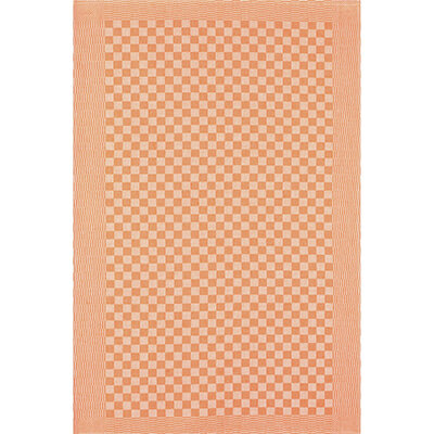 Kracht Grubentuch gelb weiß kariert 50/70 cm, Vollzwirn