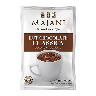 Majani Trinkschokolade aus heller Schokolade, 30 g