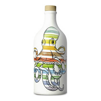 Muraglia Olivenöl nativ extra Peranzana im Krug mit Pulpo, 500 ml