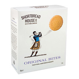 Original Bites traditionelle schottische Shortbread Kekse Buttergebäck, 150 g