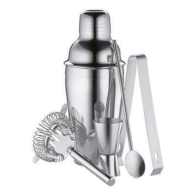 Zur Produktseite von Cilio Bar-Set 5-teilig - professionelle Grundausstattung aus Edelstahl Cilio Bar-Set 5-teilig - professionelle Grundausstattung aus Edelstahl