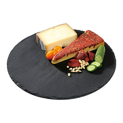 Zur Produktseite von Cilio Schiefer-Servierplatte Formaggio rund, Ø 30 cm Cilio Schiefer-Servierplatte Formaggio rund, Ø 30 cm