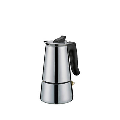 Cilio Espressokocher Adriana aus Edelstahl für 2 Tassen