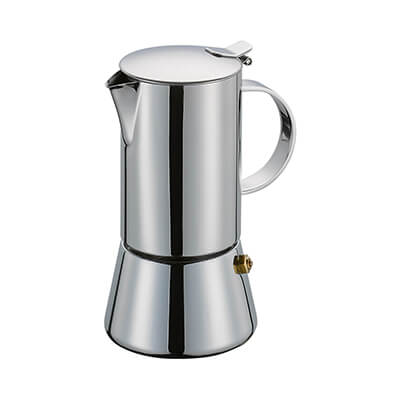 Zur Produktseite von Cilio Espressokocher Aida aus Edelstahl für 4 Tassen Cilio Espressokocher Aida aus Edelstahl für 4 Tassen