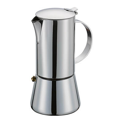 Zur Produktseite von Cilio Espressokocher Aida aus Edelstahl für 6 Tassen Cilio Espressokocher Aida aus Edelstahl für 6 Tassen