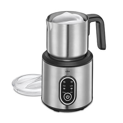Zur Produktseite von Milchaufschäumer Perfetto mit Induktions-Platte aus Edelstahl Milchaufschäumer Perfetto mit Induktions-Platte aus Edelstahl