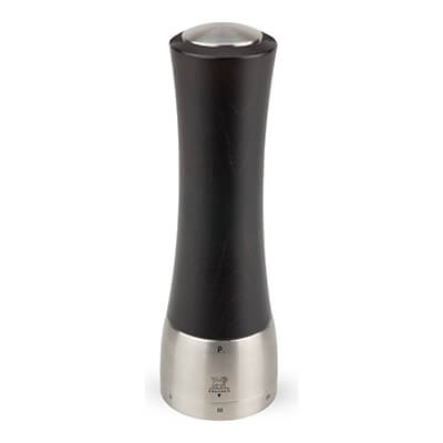 Peugeot Madras manuelle Pfeffermühle aus Holz & Edelstahl mit u'Select-System schokolade, 21 cm