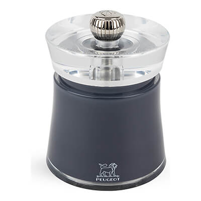 Peugeot Bali manuelle Pfeffermühle aus Acryl schieferfarben, 8 cm