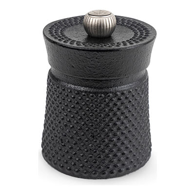 Peugeot Bali Fonte manuelle Pfeffermühle aus Gusseisen schwarz, 8 cm