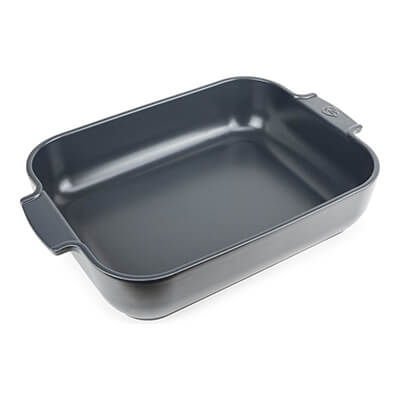 Peugeot Appolia Auflaufform rechteckig schiefergrau, 40 cm