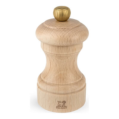 Peugeot Bistro manuelle Pfeffermühle aus Holz natur, 10 cm