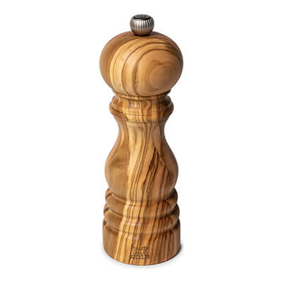 Peugeot Paris manuelle Salzmühle aus Olivenholz, 18 cm