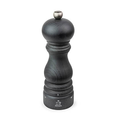 Peugeot Paris Graphite manuelle Pfeffermühle aus Holz mit u´Select-System schwarz, 18 cm