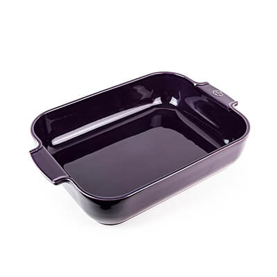 Peugeot Appolia Auflaufform rechteckig aubergine, 40 cm