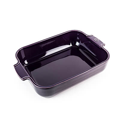 Peugeot Appolia Auflaufform rechteckig aubergine, 32 cm