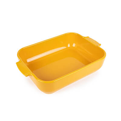 Peugeot Appolia Auflaufform rechteckig safrangelb, 32 cm