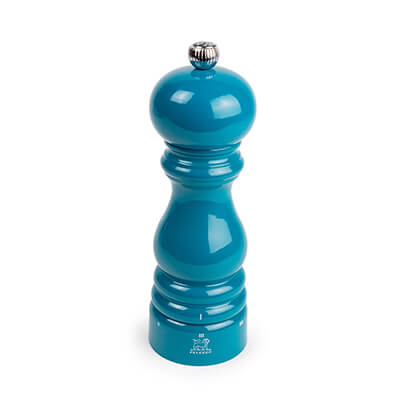 Peugeot Paris manuelle Pfeffermühle aus Holz mit u'Select-System pazifikblau, 18 cm